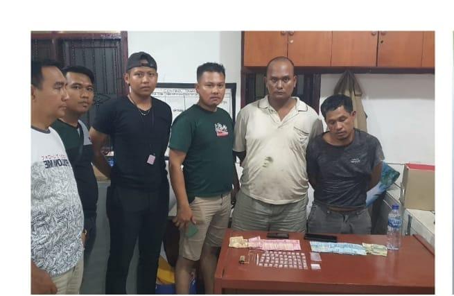 Lima Pelaku TP Narkotika Jenis Sabu Digulung Satres Polsek Kandis 