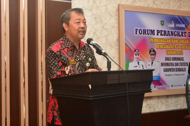 Mantapkan Renja 2024, Diskominfo Bengkalis Gelar Forum Perangkat Daerah