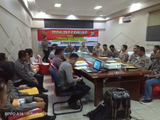 Polres Bengkalis Gelar Sosialisasi dan Asistensi Pembangunan Zona Integritas WBK/WBBM 2023