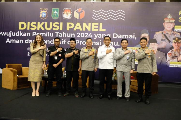 Wujudkan Pemilu 2024 yang Aman Kondusif, Polda Riau Inisiasi Diskusi Panel Bersama Penyelenggara dan Parpol