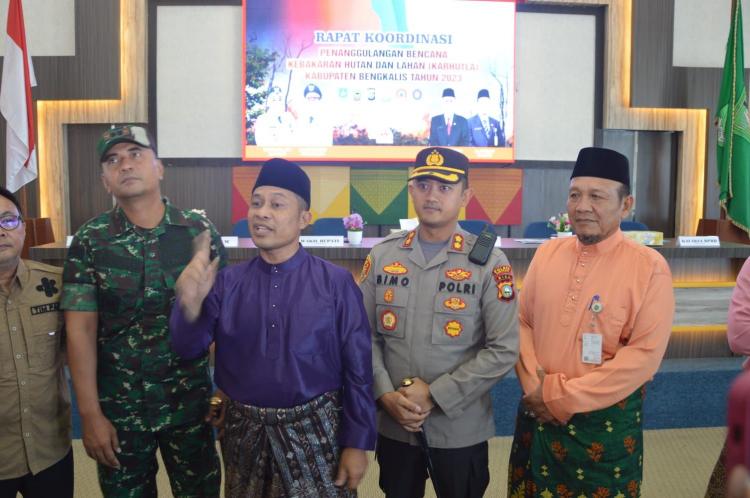 Luas karhutla 47,95 Hektare, Bupati Bengkalis Minta Semua Pihak Berperan Aktif Pencegahan Bencana Karhutla