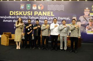 Wujudkan Pemilu 2024 yang Aman Kondusif, Polda Riau Inisiasi Diskusi Panel Bersama Penyelenggara dan Parpol