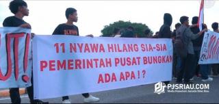 Aksi Unjuk Rasa di Gedung PT PHR, AMPR; Berhentikan Dirut dan EVP Upstream Business