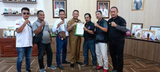 Diterima Bupati, Pengurus DPC PJS Beltim Sampai Rencana Pelantikan dan Diskusi Publik