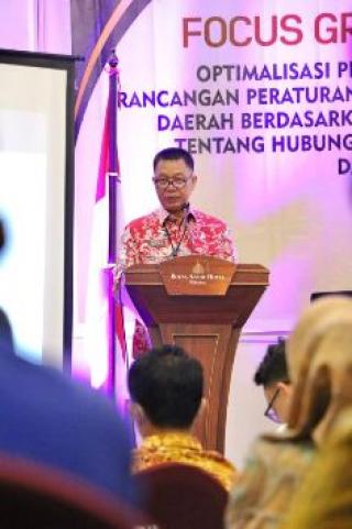 FGD Penyusunan Draft Perda dan Retribusi Berdasarkan UU nomor 1 Tahun 2022