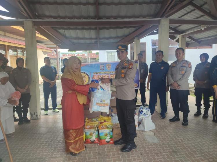 Tim Jumpe Romansa Polda Riau Kembali Salurkan Bantuan Ke Panti Sosial Pasca Libur Lebaran