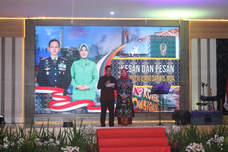 Pisah Sambut  Danrem 045/Gaya Dihadiri Forkopimda dan  Elemen Masyarakat Babel