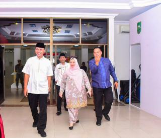 Bupati Bengkalis Kasmarni Hadiri Syukuran HUT Ke-64 Korem 031/Wira Bima
