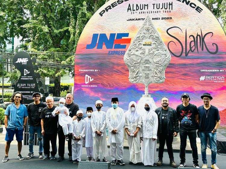 Tur Album Tujuh di 7 Kota SLANK Siap Persembahkan Penampilan Memorable Bersama JNE