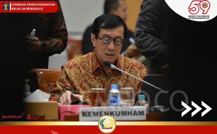 Yosonna Laoly Bantah Anaknya Terlibat Monopoli Bisnis di Lapas : Bohong Besar