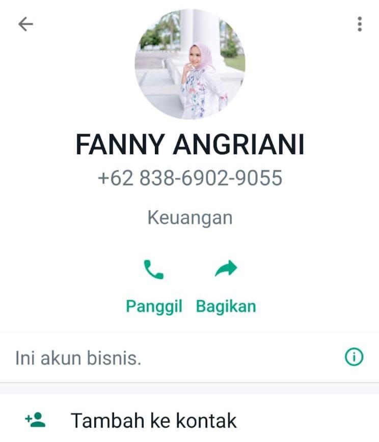 Waspada,Modus Penipu Catut Nama Fani Anggraini Putri Bupati 