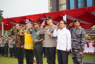Gubri Apresiasi Halal Bihalal di Polda Riau, Meningkatkan Semangat Kebersamaan dan Sinergitas Pemprov Dan TNI-Polri