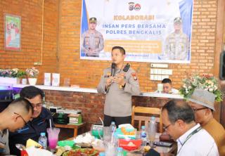 Pererat Silaturahmi, Kapolres Berkomitmen Tingkatkan Kerjasama dengan Media pers, Ini Langkah Konkretnya 