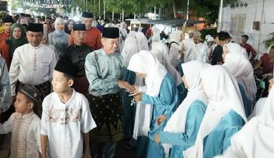 Didampingi Forkopimda, Bupati Afrizal Sintong Lepas 51 Peserta Pawai Takbir Idul Adha 1444 Hijriyah