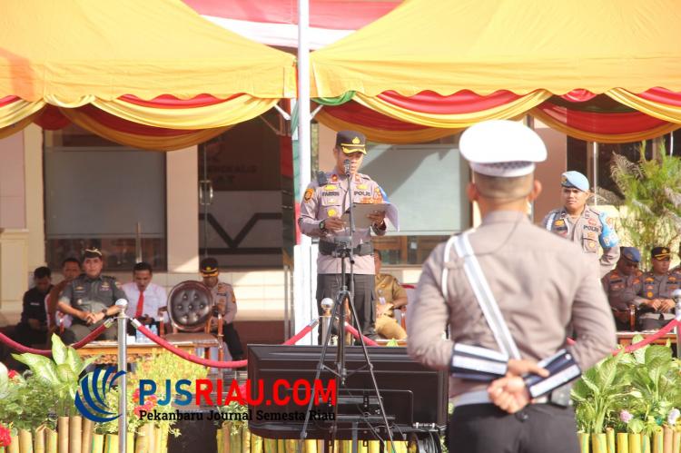 Polres Bengkalis Gelar Apel Patuh Lancang Kuning 2023 di Hadiri Sejumlah Tokoh Penting dan Instansi Terkait