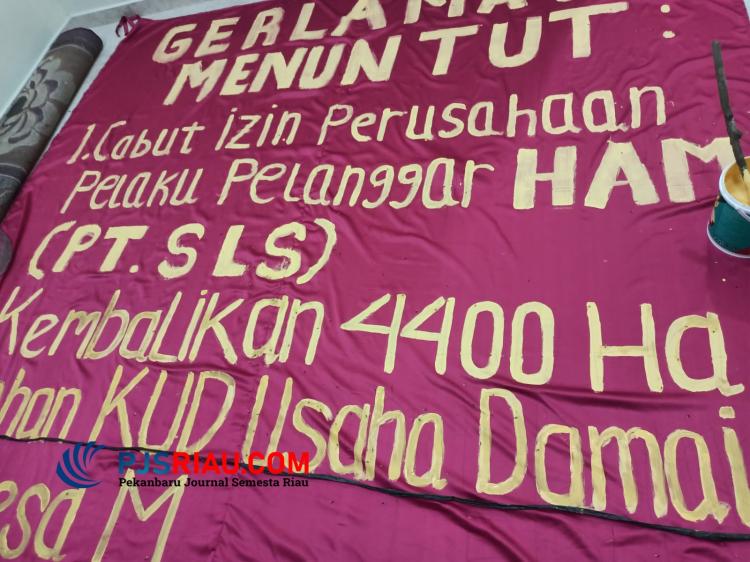 Gerlamata Bersama Masyarakat Kerumutan, Minta Bupati Pelalawan Cabut Izin PT MAL Dan PT SLS