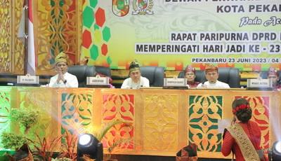 Paripurna Istimewa HUT 239 Kota Pekanbaru Sukses Digelar, Langsung Dipimpin Ketua DPRD