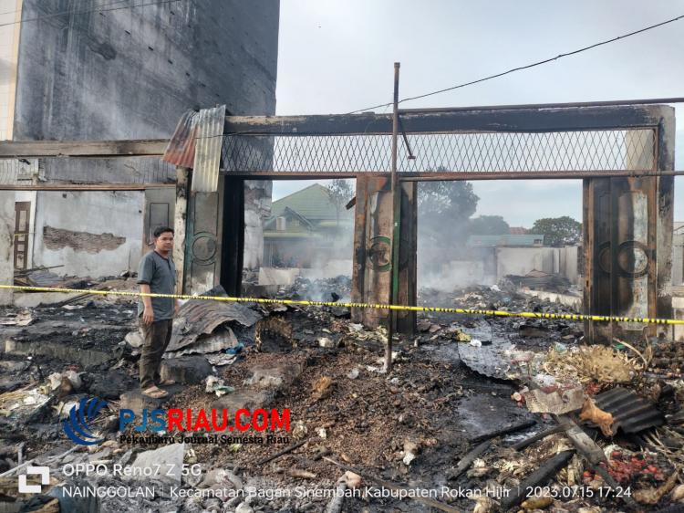 Duka Mendalam di Hati Korban Kebakaran 11 Ruko Bagan Batu