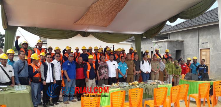 Dibuka Effendi Sianipar, BJKW I dan PUPR Pekanbaru Sertifikasi Ratusan Anggota PD F.SPBPU Riau