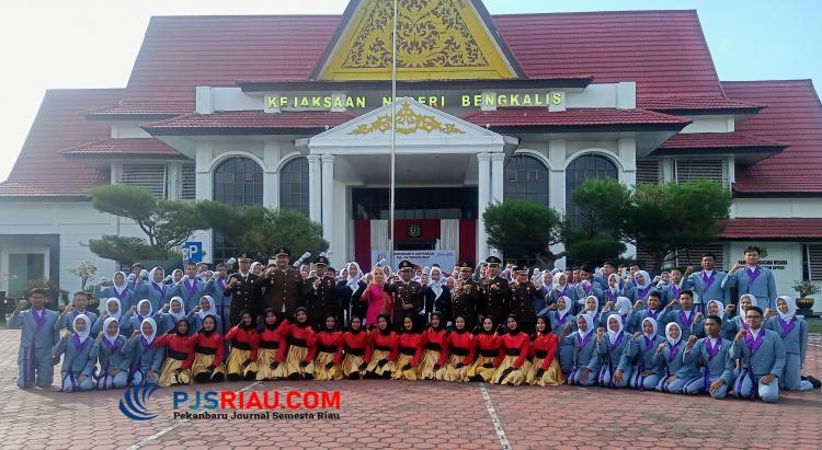 Atraksi ADMB Meriahkan Hari Bhakti Adhyaksa Ke-63 di Kejaksaan Negeri Bengkalis