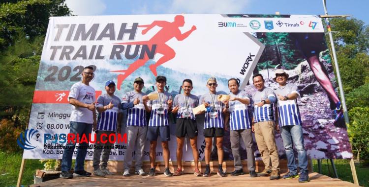 Peserta Rute Timah Trial Run 2023 Berharap PT Timah Tbk Kembali Gelar Event Lari