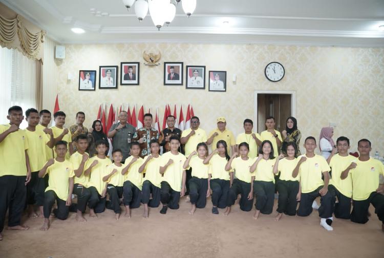 Mewakili Provinsi Riau, Atlet Wushu Rohil Raih Juara Umum II Pra PON 2023