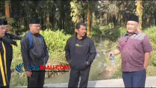 Wan Ahmat Datuk Engku Raja Lela Putra Tinjau Kerusakan DAS di PT MUP, Instansi Terkait Harusnya Lakukan Pengawasan