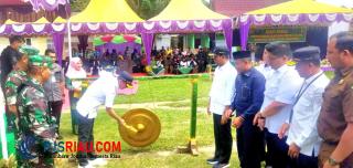 Bupati Rohil Secara Resmi Buka Program TMMD ke-117 Kodim 0321 Rohil