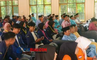 BPBD Edukasi Mahasiswa KKN STAIN Bengkalis Tentang Penanggulangan Karhutla di Kec Siak Kecil