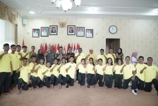 Mewakili Provinsi Riau, Atlet Wushu Rohil Raih Juara Umum II Pra PON 2023