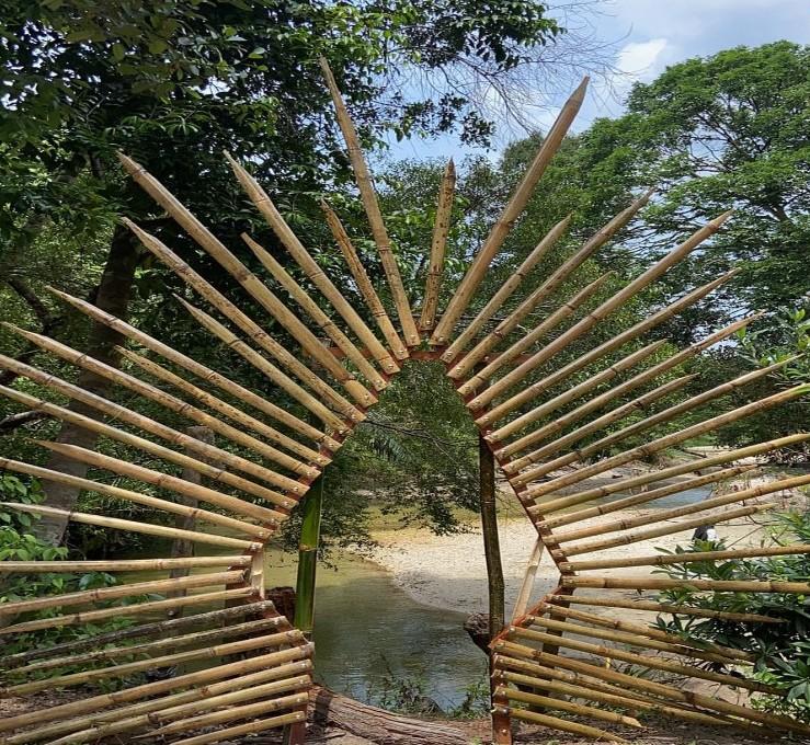 Ekowisata Sungai Emas, Mahasiswa Kukerta UNRI Manfaatkan Potensi Sumber Daya Alam Hutan Adat Imbo Putui