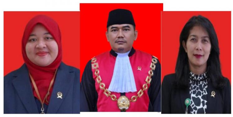 Bebaskan Cukong Timah,  Inilah Wajah-Wajah Trio Majelis Hakim PN Koba