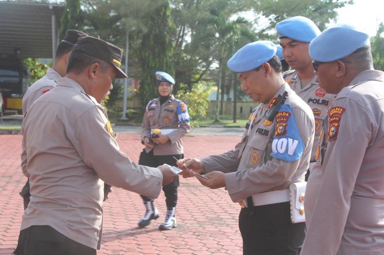 Propam Polda Riau Sidak Polres Bengkalis, 27 Orang Personil Lakukan Pemeriksaan Urine