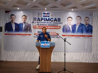 Berbenah Untuk Perubahan, Agung Nugroho Buka Rapimcab DPC PD Kabupaten Bengkalis 