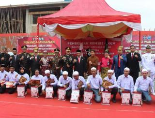 904 Warga Binaan Lapas Kelas IIA Bengkalis Terima Remisi Kemerdekaan