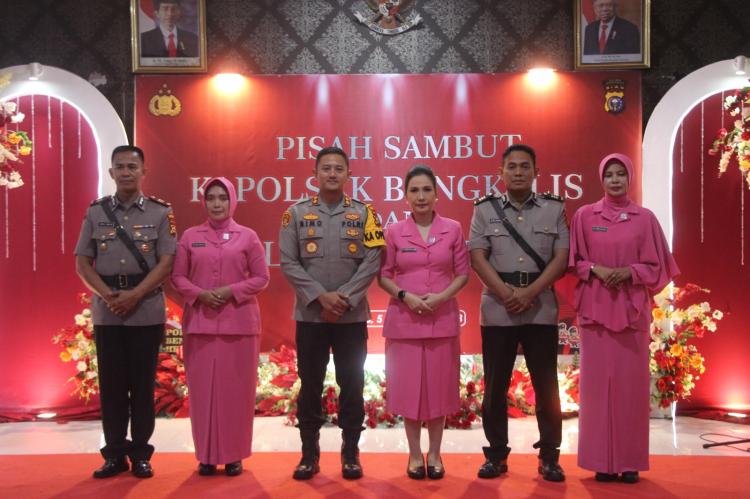 Menjadi Momen Penting, Polres Gelar Pisah Sambut Kapolsek Bengkalis dan Kapolsek Rupat Utara