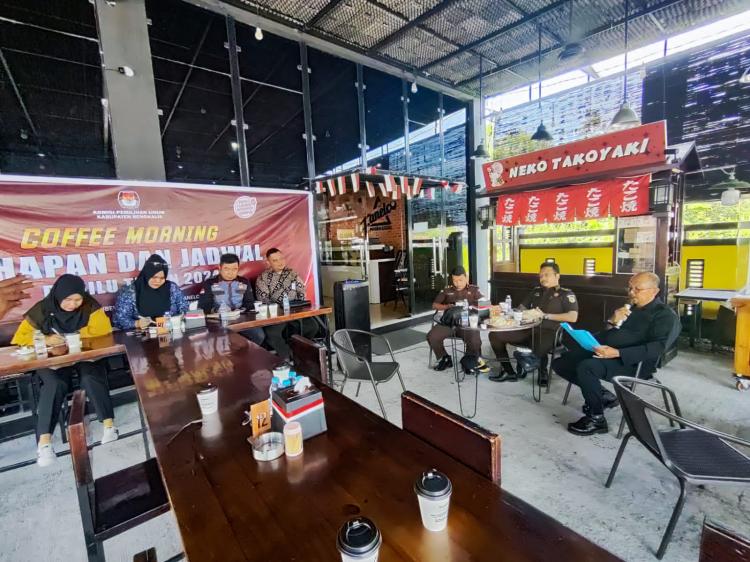 Coffe Morning, Lapas Kelas IIA Bengkalis Mendukung Tahapan Pelaksanaan Pemilu oleh KPU Bengkalis