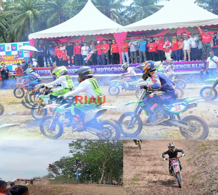 Semarakkan Harhubnas ke-53, Dishub Bengkalis Laksanakan Event Grasstrack dan Motocross Piala Bupati Bengkalis Cup I