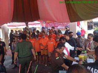 Kurung Waktu 3 Bulan Terakhir dari 4 Pekara, Ini Barang Bukti Narkotika di Musnahkan Polres Bengkalis