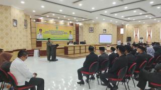 Puluhan ASN Lingkungan Pemkab Rohil di Lantik Sekda Fauzi Erizal