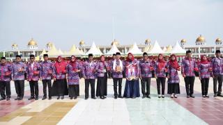 Apel Akbar Perangkat Desa se-Kabupaten di Pimpin Bupati Rohil Afrizal Sintong
