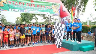 Bupati Afrizal Sintong Lepas Ratusan Peserta Fun Run 5K Meriahkan HUT ke-78 TNI oleh Kodim 0321 Rohil