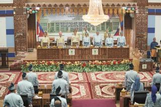 DPRD dan Pemkab Rohil Gelar Paripurna Istimewa HUT Rohil ke 24 dengan Tema Rokan Hilir Handa