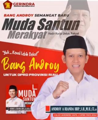 Caleg DPRD Provinsi Riau, Ini Program Unggulan yang Akan Disuarakan "Bang Androy"