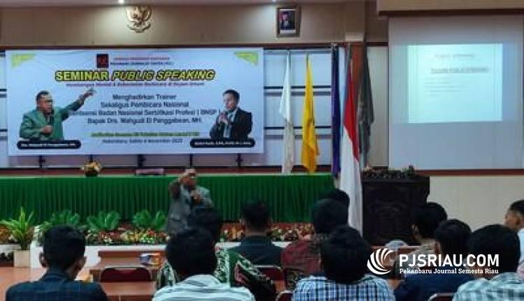 Sukses Digelar, Wahyudi El Panggabean Trainer Berlisensi BNSP Berikan Materi Public Speaking