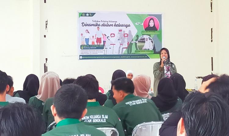 "Dinamika Dalam Keluarga" STAIN Bengkalis Gelar Talkshow Fsikologi Barsama Yayasan SAPA Edelweis Riau