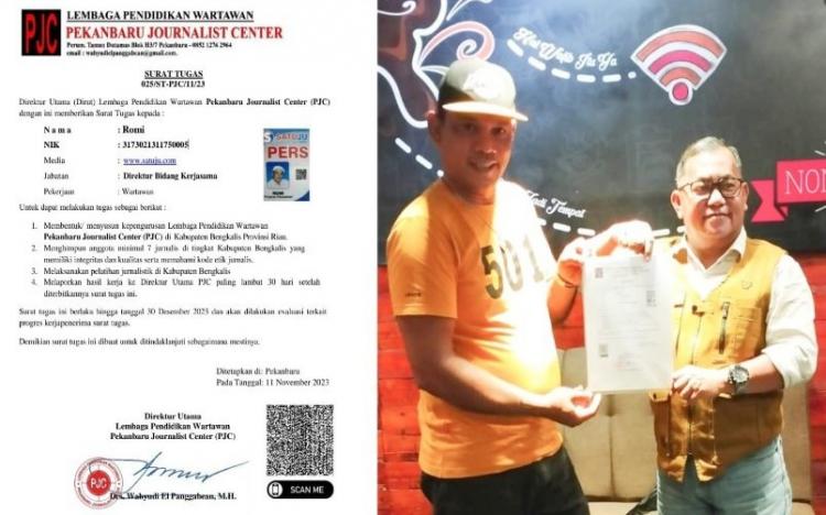 Awal Kenal Drs Wahyudi El Panggabean dari Buku yang Fotokopi, Romi Terima Mandat Pembentukan PJC Bengkalis