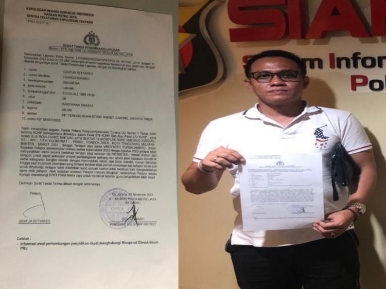 Vindyardo Purbalinarko Dikaitkan dengan Pemalsuan Proyek, Polisi Selidiki Laporan Gentur Setyarso