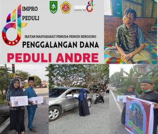Merasa Terpanggil Hatinya, IMPRO Turun ke Jalan Galang Dana "PEDULI ANDRE" 