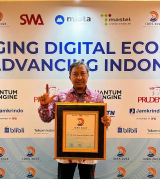 JNE Raih Penghargaan Inovasi Digital dari Indonesia Digital Ecosystem Summit 2023